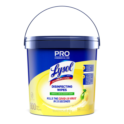 LYSOL® Disinfecting Wipes, Lemon & Lime Blossom®, 800ct
